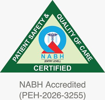 NABH (Entry Level) certified for Patient Safety & Quality of Care — NABH Accredited (PEH-2026-3255)